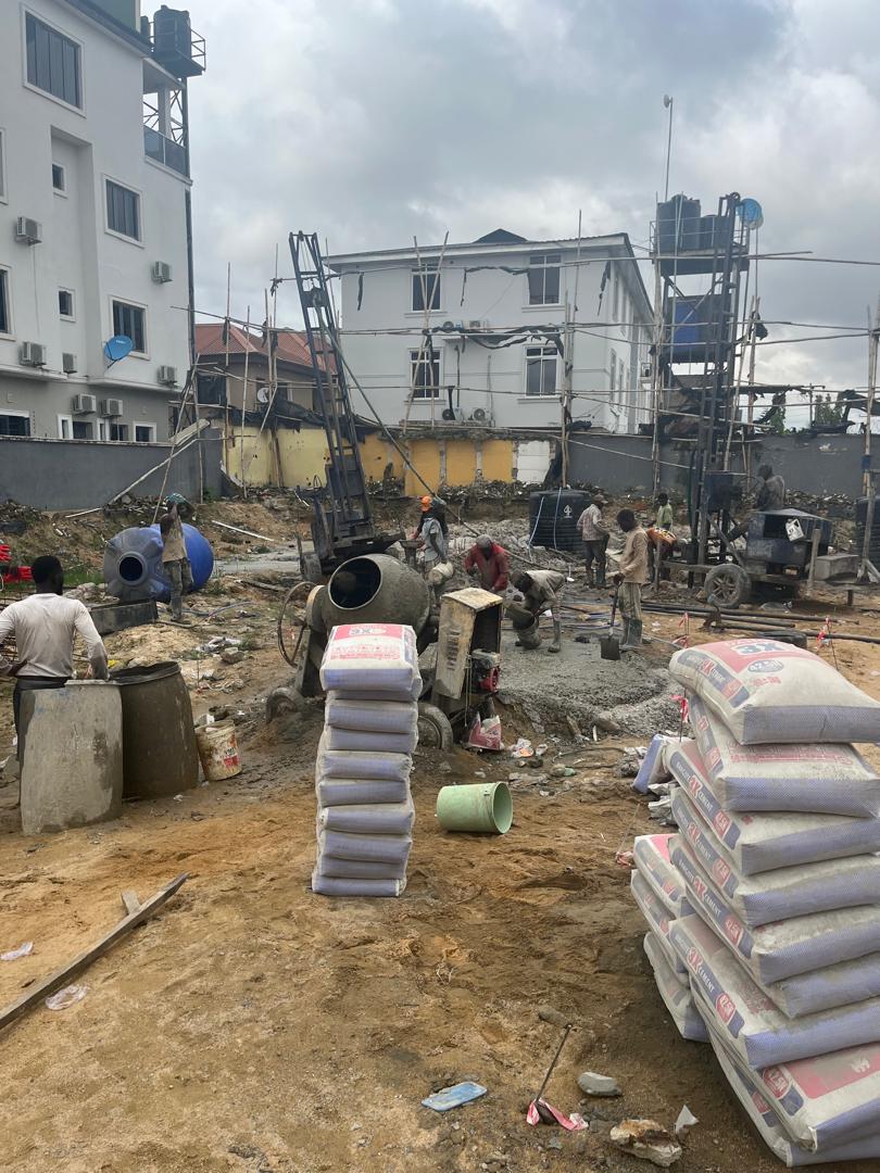 Foundation construction work